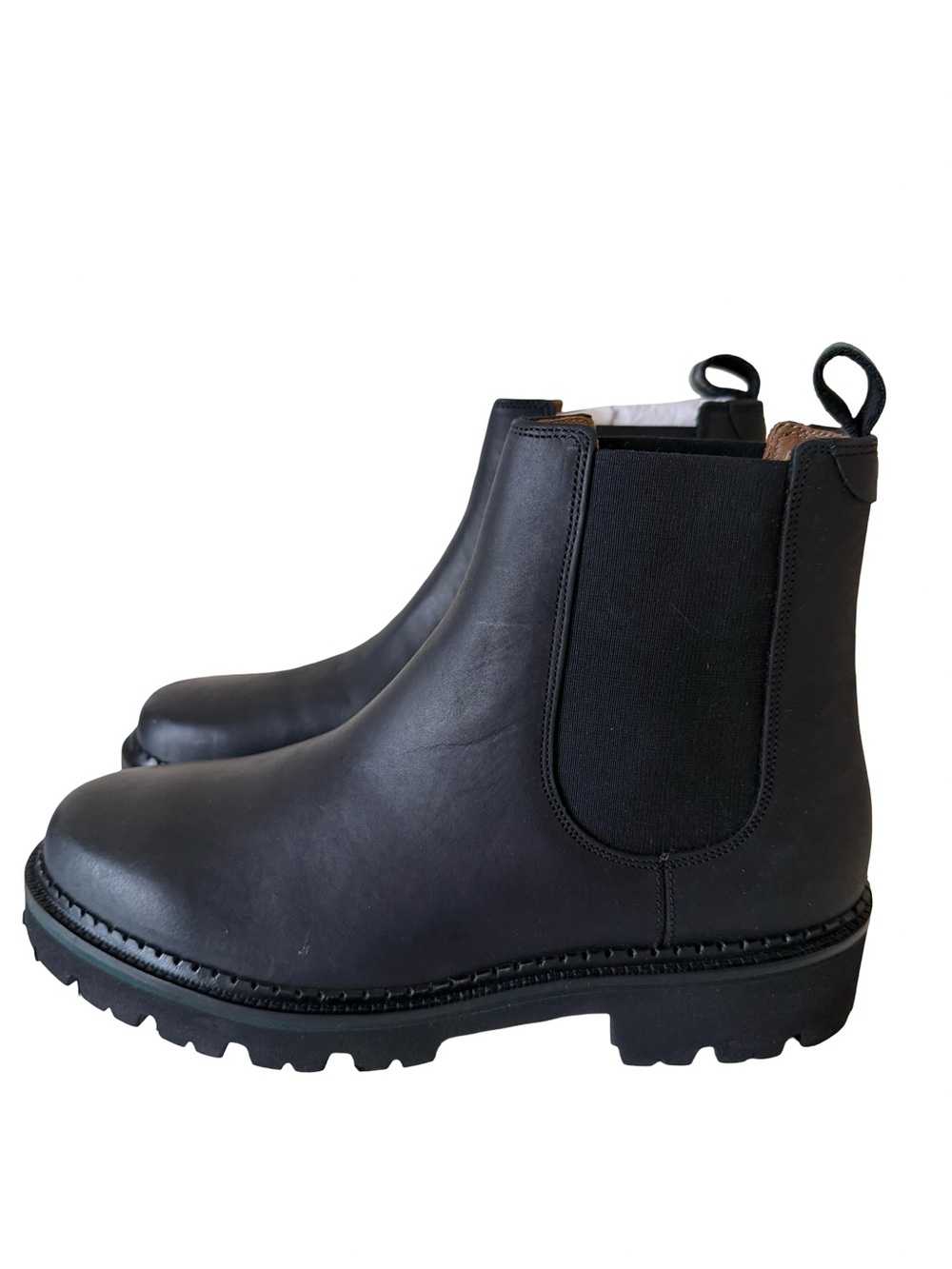 Ted Baker  Wrights Chunky Leather Chelsea Boots Men’s SZ 41 US 8 NWOB